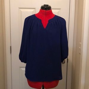 2 for $10 Ezra Royal Blue Top
